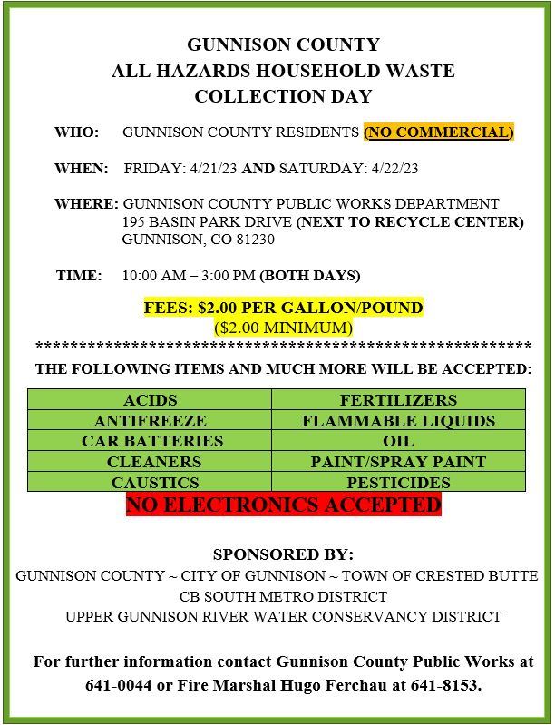 2023 All Hazard Collection Flyer