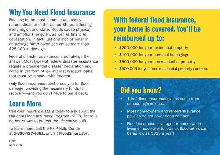 Flood insurance Page 002 Opens in new window